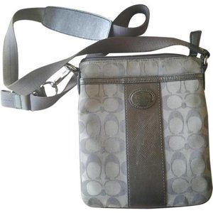Gray coach crossbody bag
